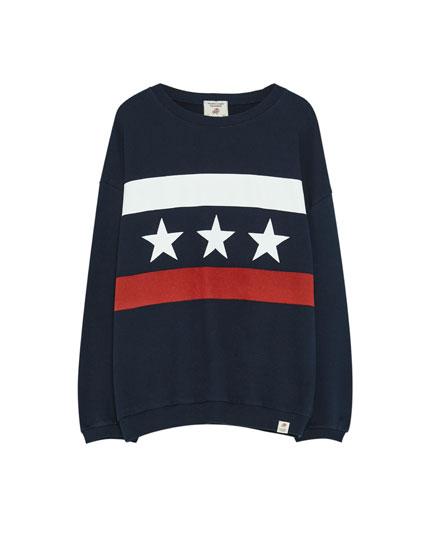 Sudadera Bandera Estrellas