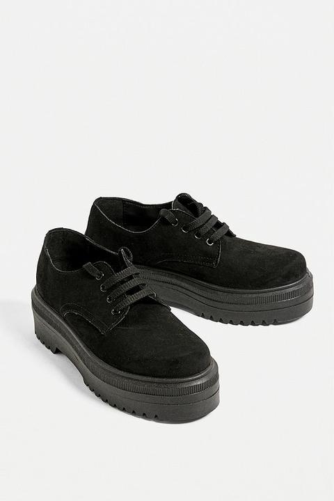 black flatform shoes uk