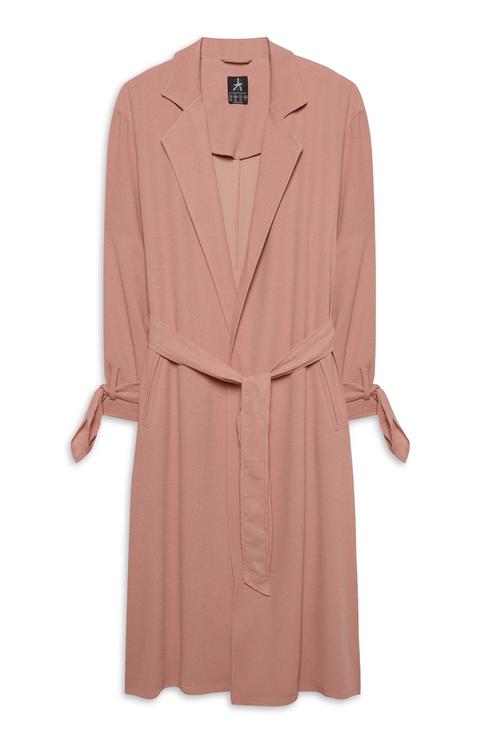 blush longline jacket
