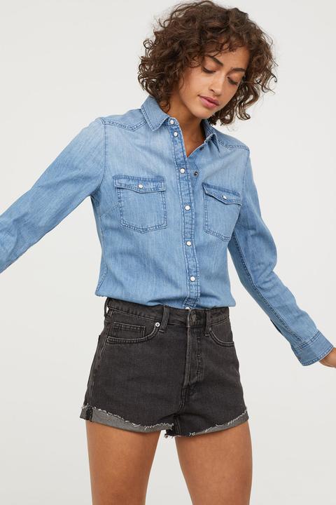 Jeansbluse