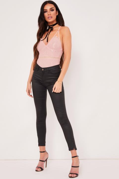 Roxy Black Pu Jeans