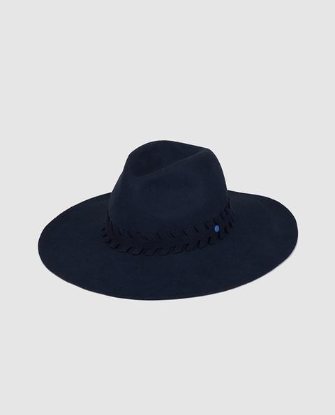Jo & Mr. Joe - Sombrero De Mujer En Fieltro Flit Foxes De Color Gris