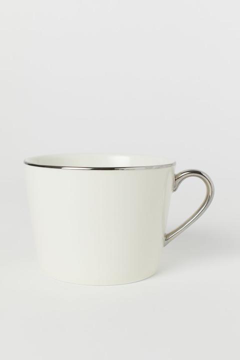 H & M - Tazza In Porcellana - Bianco