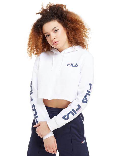 Fila Logo Felpa Crop Donna