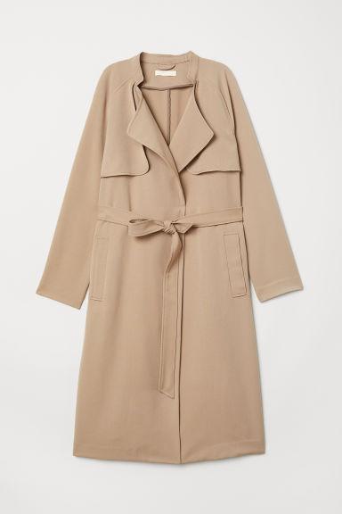 H & M - Soft Trenchcoat - Beige