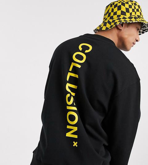 collusion black sweatshirt