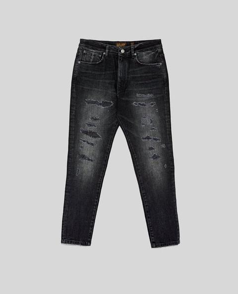 Jeans Vintage Strappi