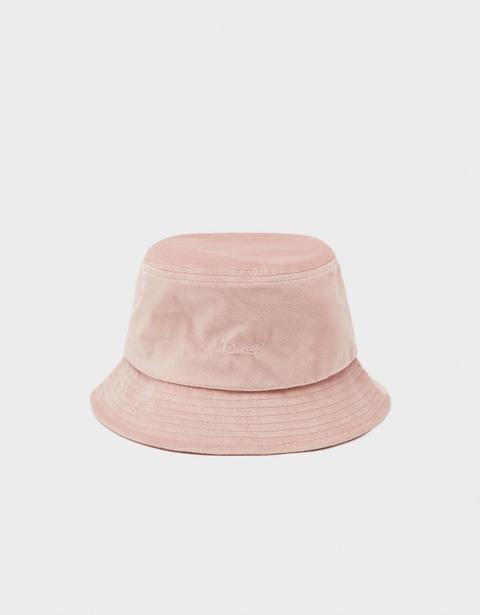 Sombrero Bucket De Terciopelo
