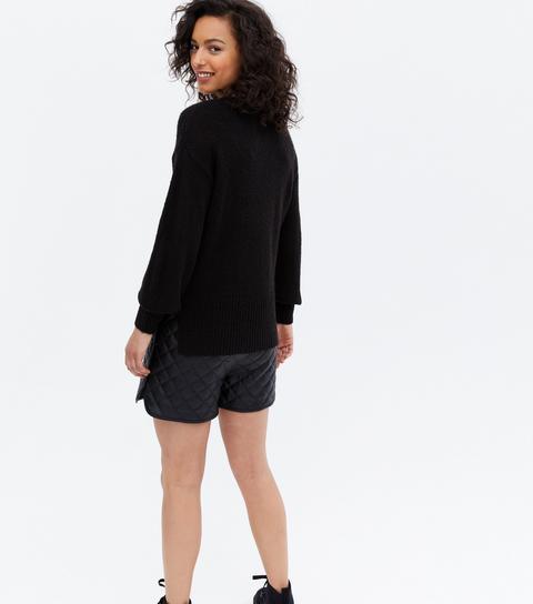 Black Crew Neck Jumper New Look