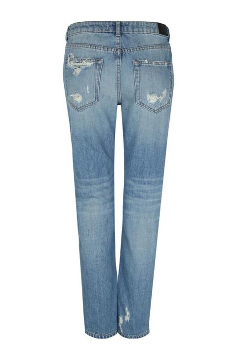 Jeans Mom Con Inserti In Rete