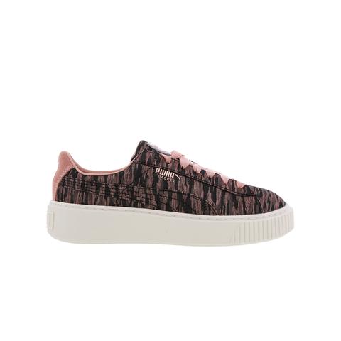 Puma Basket Platform Velvet Rose @ Footlocker