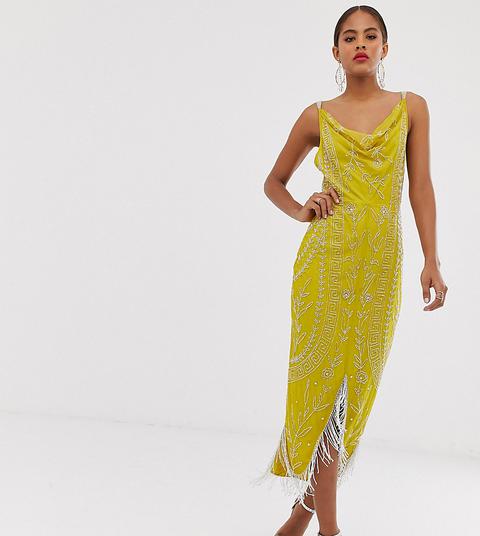 asos dress yellow