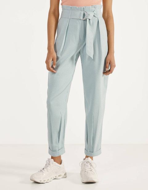 Pantalon Ample Avec Ceinture