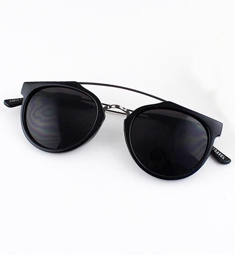 Black Lenses Round Sunglasses