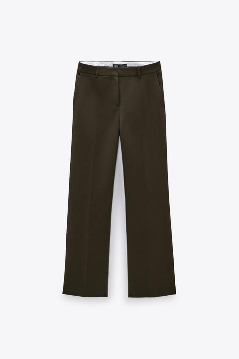 Straight Leg Trousers