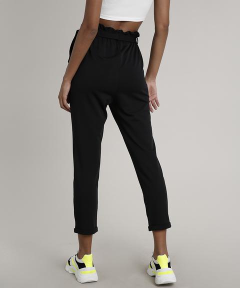 calça social feminina de amarrar