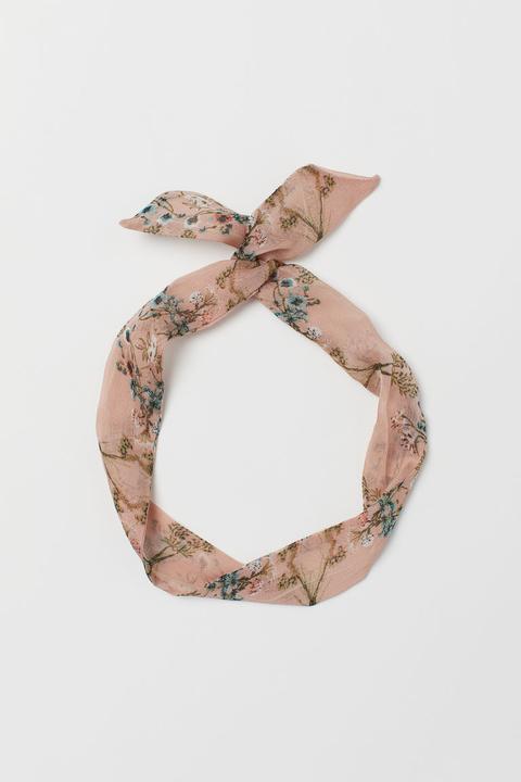 Gemustertes Haarband - Pink - Damen