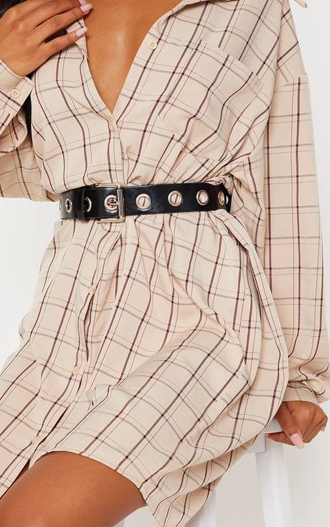 Black Eyelet Belt