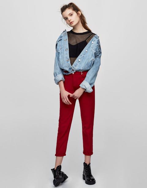 Jeans Mom Fit Color