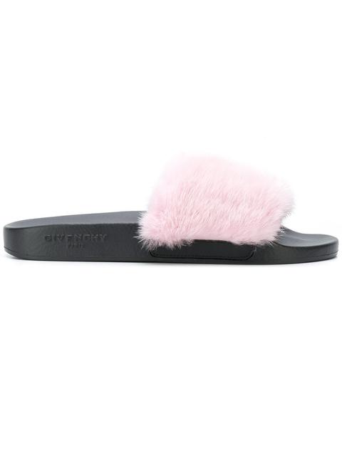 Givenchy - Ciabatte Con Pelliccia