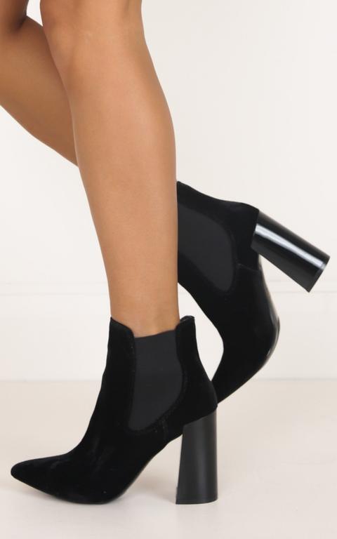 Therapy Shoes - Suddley In Black Velvet