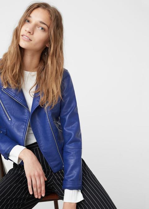 Cazadora Biker Cremalleras