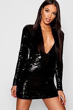 Boutique Sequin Bodycon Dress