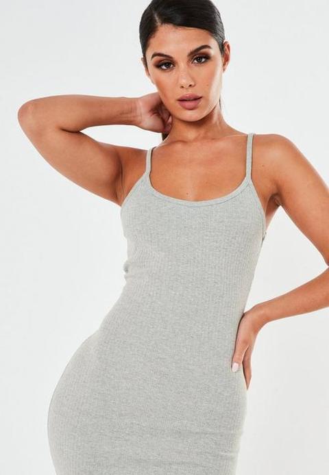 grey bodycon midi dress