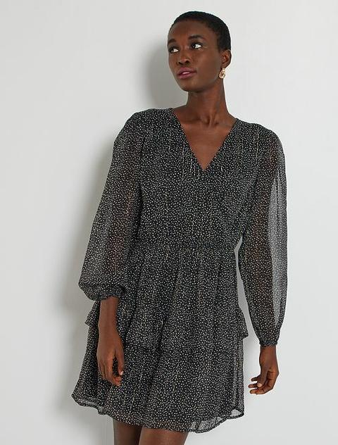 Robe Voile Effet Cache-cœur 'jdy'