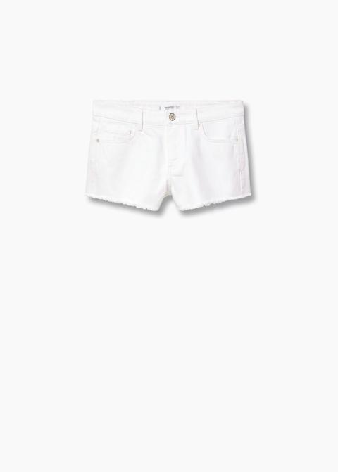 Short Denim Blanco