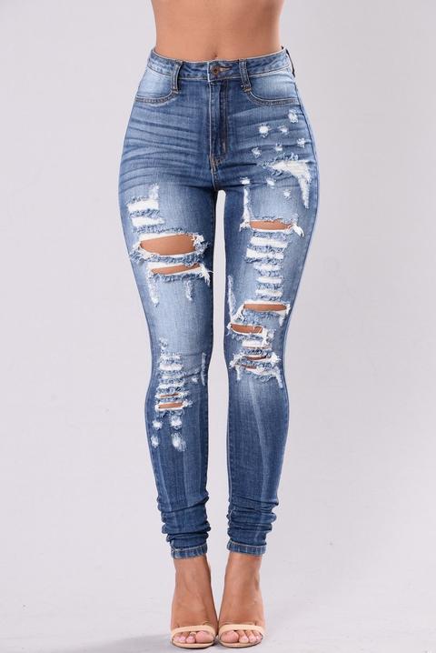 Post To Be Jeans - Medium Blue