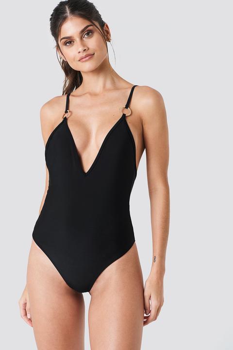 Deep Neck Swimsuit