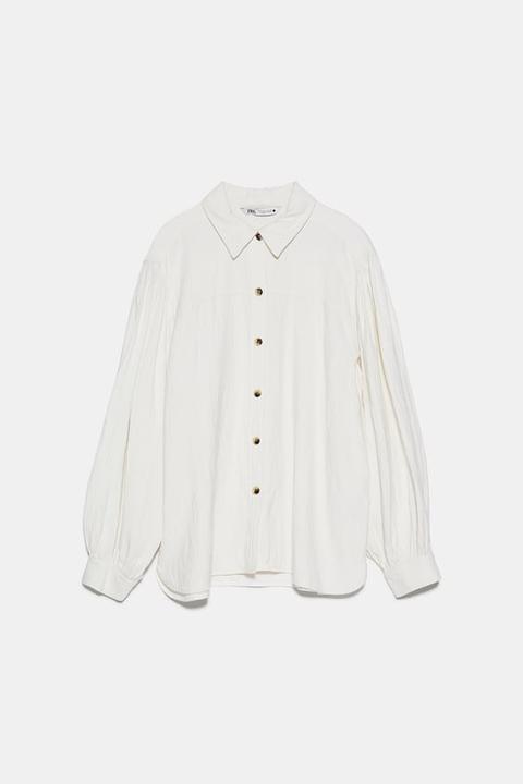 Rustic Shirt from Zara on 21 Buttons