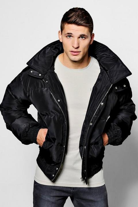 Quilted Puffer Jacket In Short Length