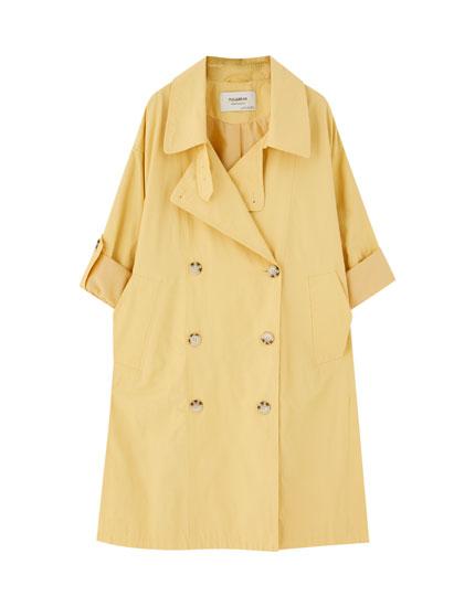 Trench Oversize Abertura Lateral