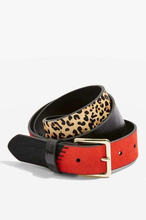 Womens Mixed Animal Belt - Multi, Multi
