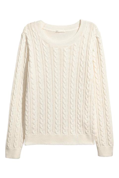 Pullover In Maglia A Trecce