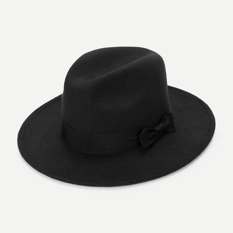 Bow Decorated Panama Hat