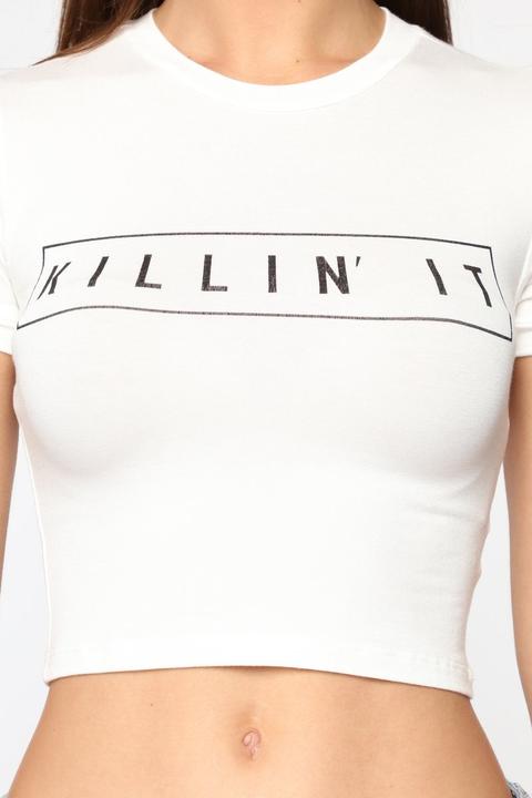 Killin It Tee - White