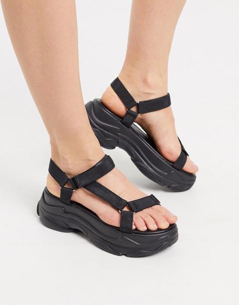 Raid Rania Chunky Sporty Sandals In Black
