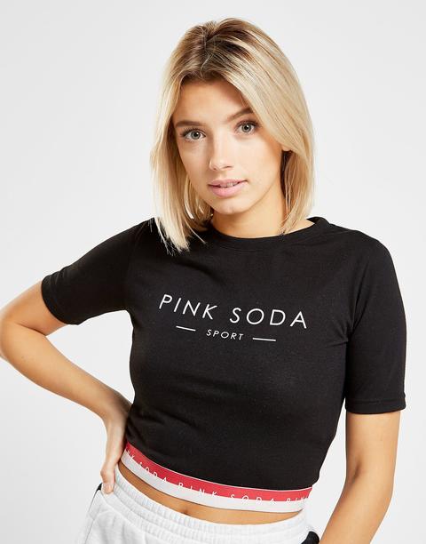 pink soda sport tape crew sweatshirt