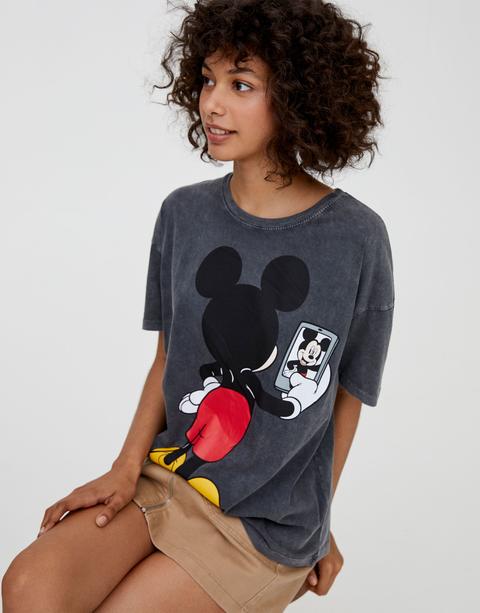 Camiseta Mickey Mouse Selfie