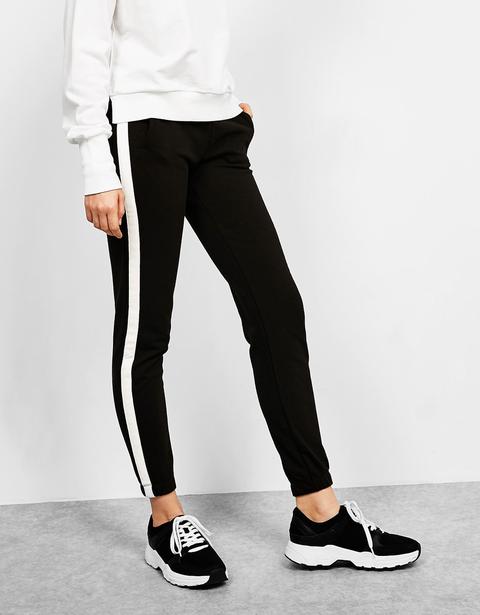 Pantaloni Jogging Fascia Laterale