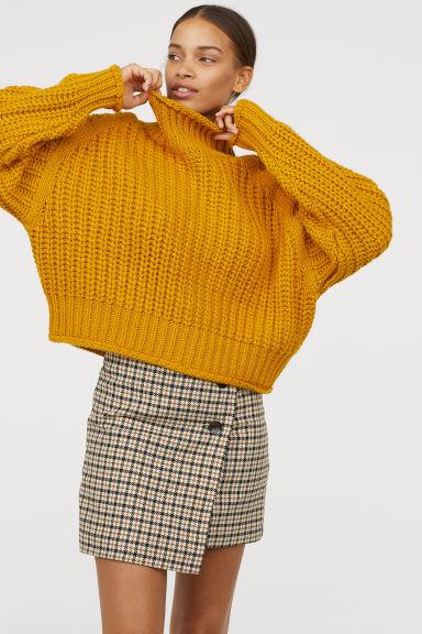 Checked Skirt