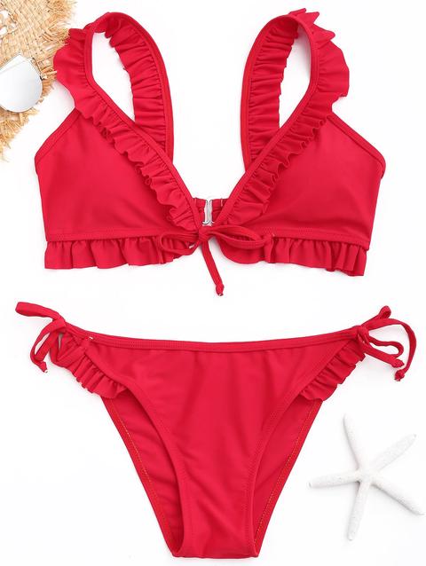 Bikini Con Bordo Di Volant