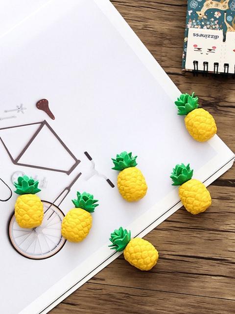 Eraser 3pcs A Forma Di Ananas