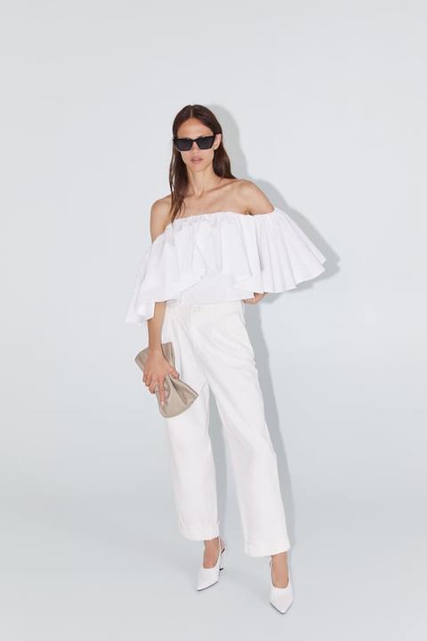 Off-the-shoulder Top from Zara on 21 