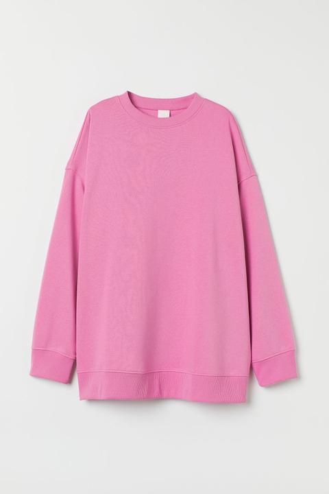 Sudadera Oversize - Rosa