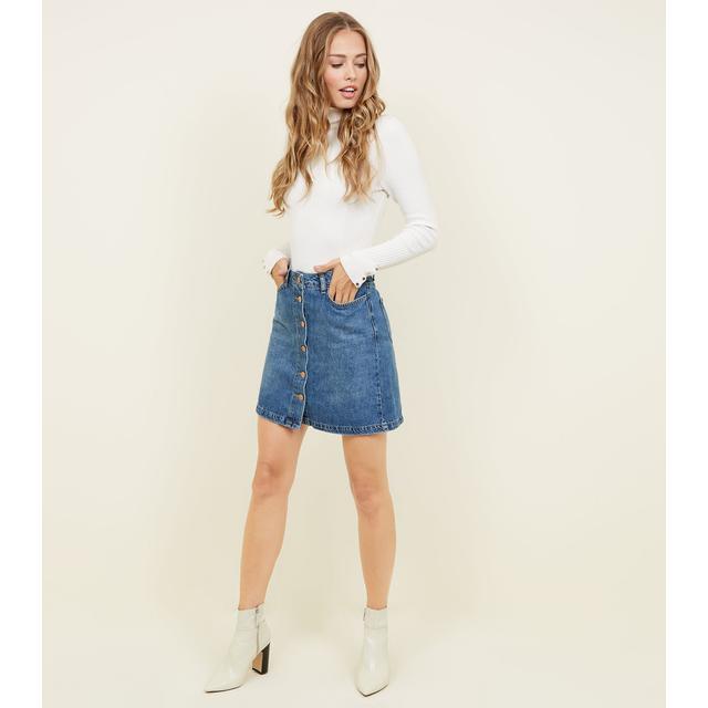 tall button front skirt