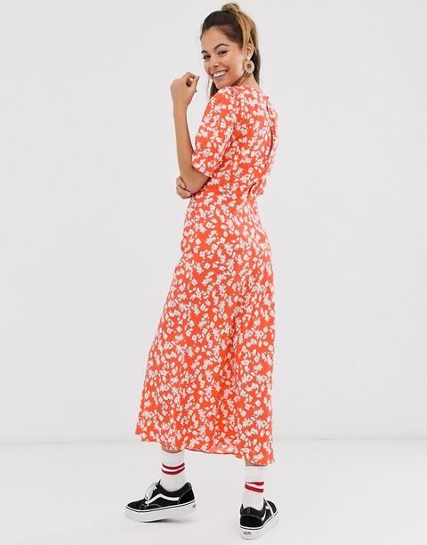 midi tea dress